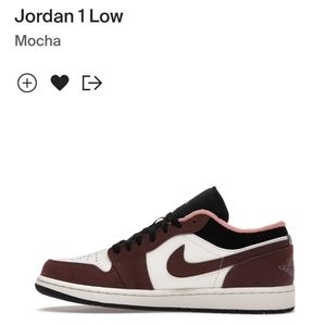 Nike The Jordan 1 Low SE Mocha (chocolate/crimson bliss)